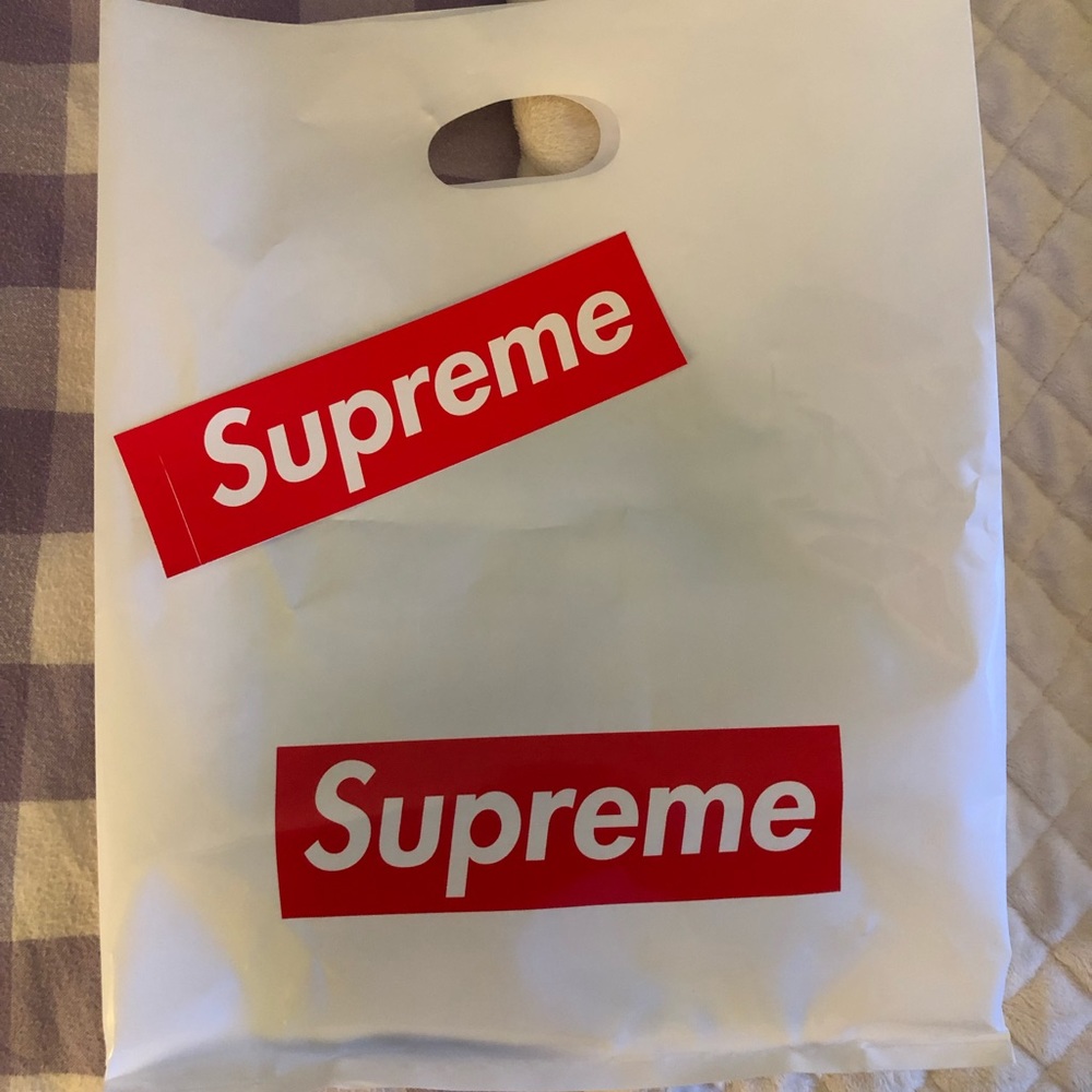 Supreme Empty Bag + Box Logo Sticker
